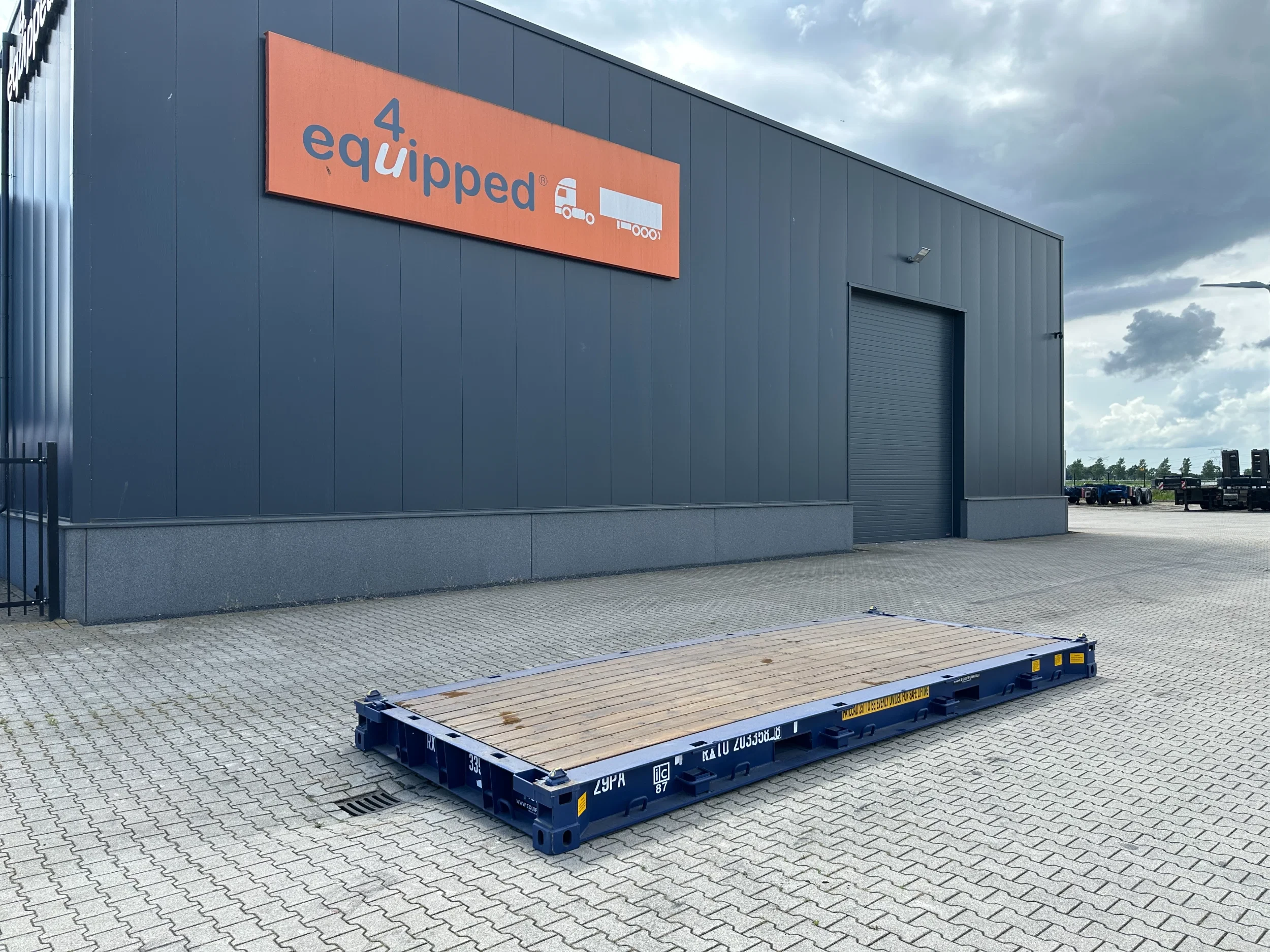 Diversen 2025 - NEW 20FT FLATRACK HARDWOODEN FLOOR / 4x available afbeelding 1