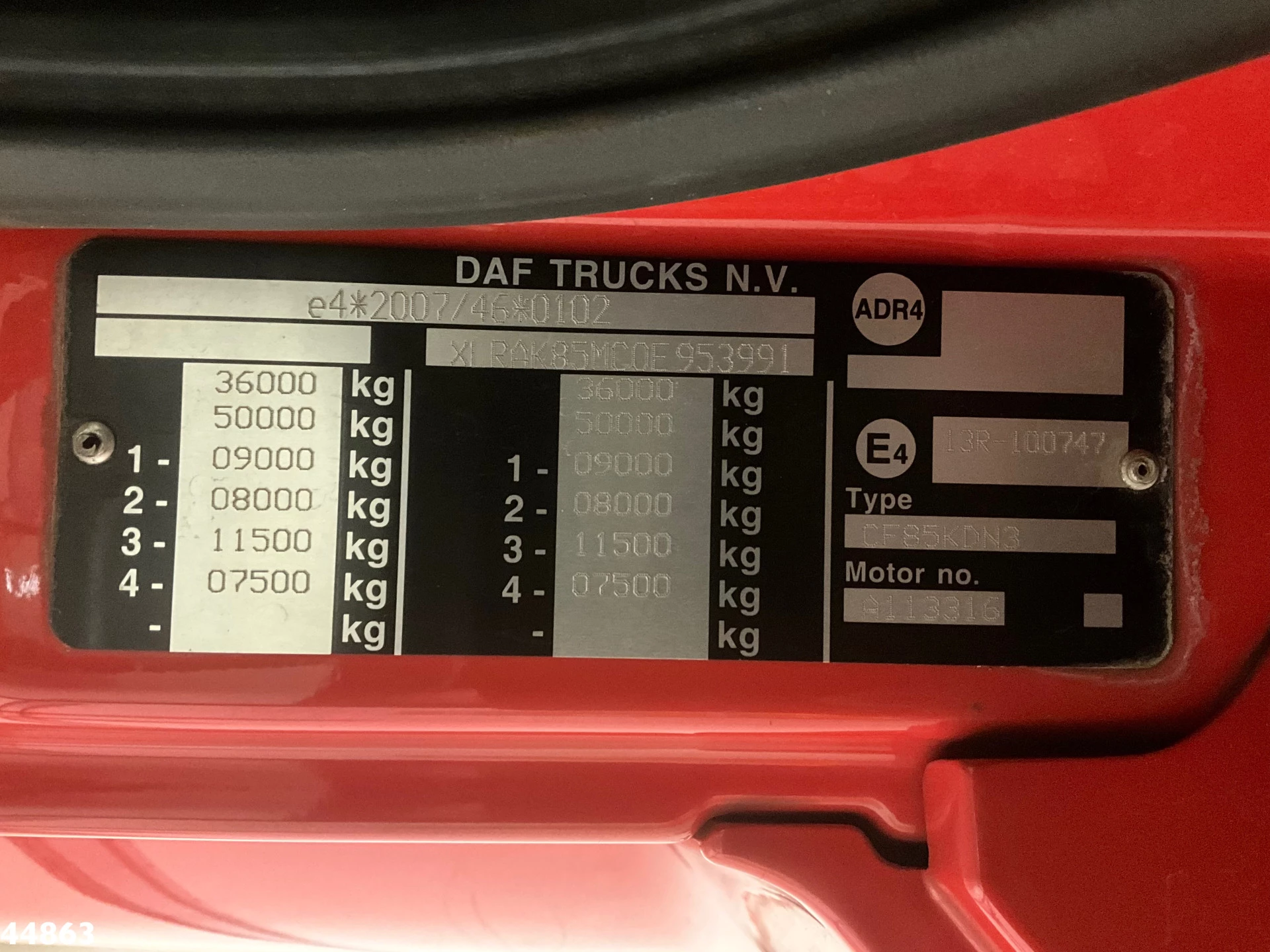 DAF 85 2012 - FAQ CF 460 HMF 16 Tonmeter Z-kraan image 22