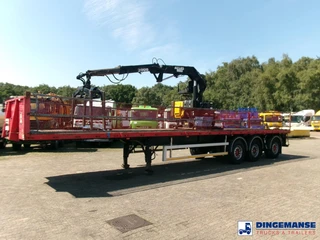 Fruehauf 3-axle platform trailer + Atlas 3008 crane 2003 en venta