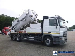 Mercedes-Benz Actros 2013 - 2541 6x2 RHD E5 Huwer vacuum tank / hydrocureur 12 m3 imagen 2 miniatura