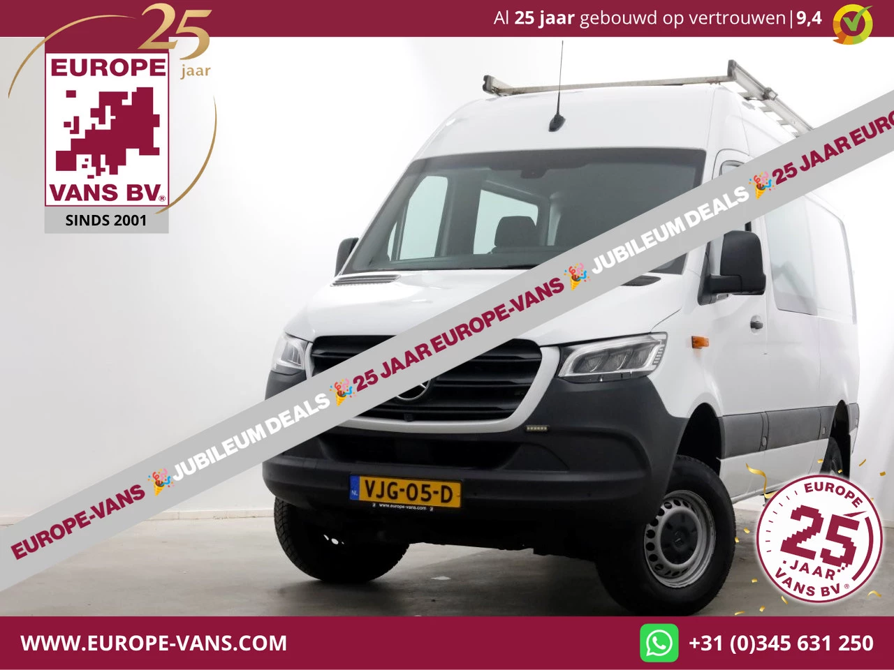 Mercedes-Benz Sprinter 2021 - 316 CDI 163pk L2H2 7G Automaat 4x4 ZG1 D.C. LED/360° Camera/Navi 06-2021 immagine 1