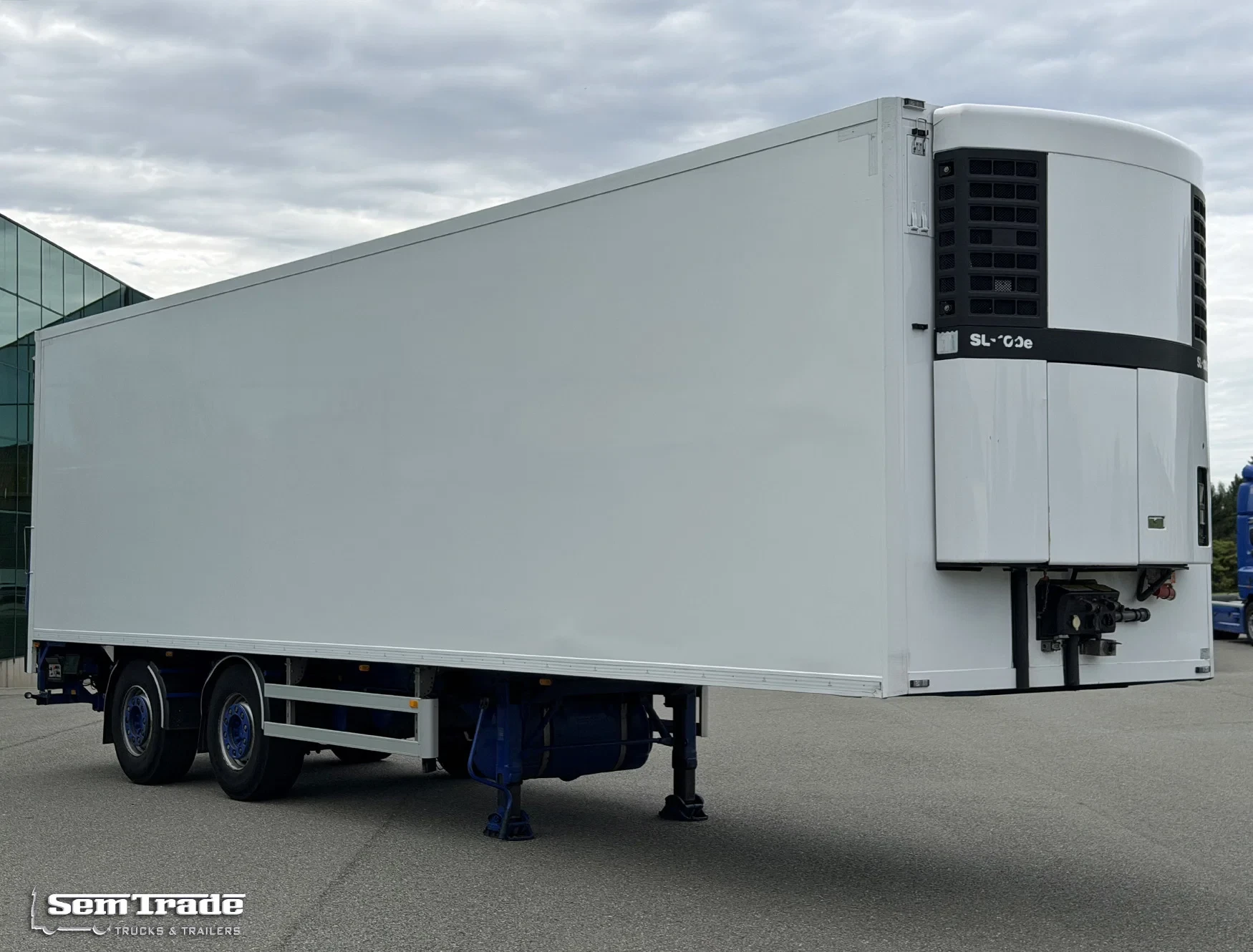 Samro 2005 - ISO BOX THERMO KING ONLY 846 ENGINE HOURS STEERING AXLE TAIL LIFT NL-TRAILER IN SUPER CONDITION afbeelding 7