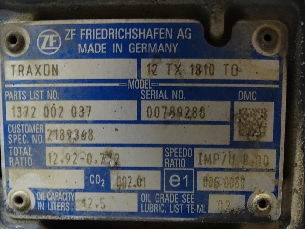 DAF 2020 - ZF12TX 1810 TO obrázek 2