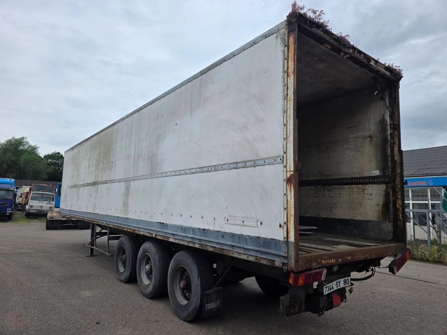 Trouillet DRUM BRAKES – STEELSPRING – WIDESPREAD – CAN ALSO BE SOLD AS FLATBED 1990 afbeelding 6