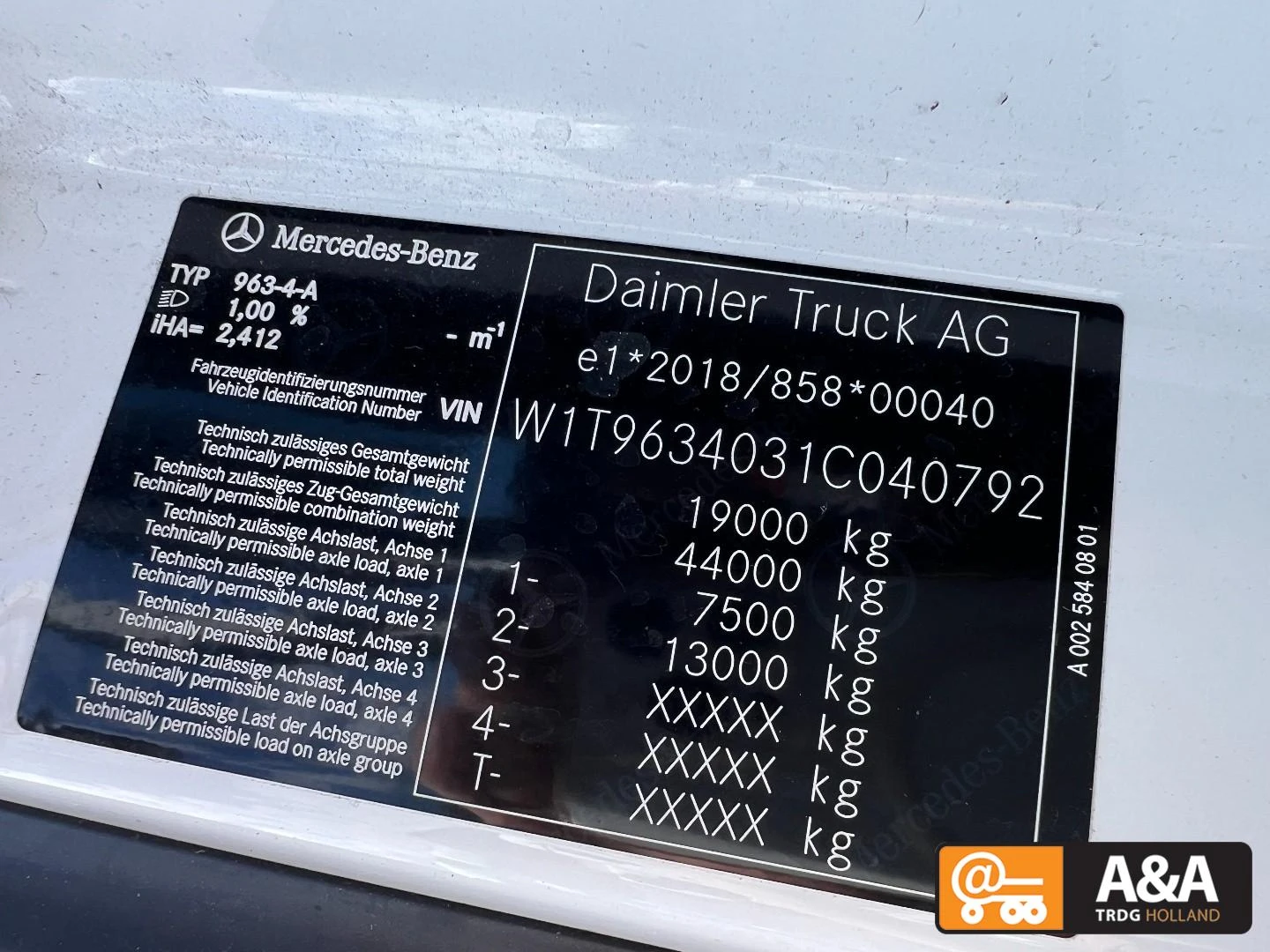 Mercedes-Benz Actros 2022 - 1845 LS afbeelding 3