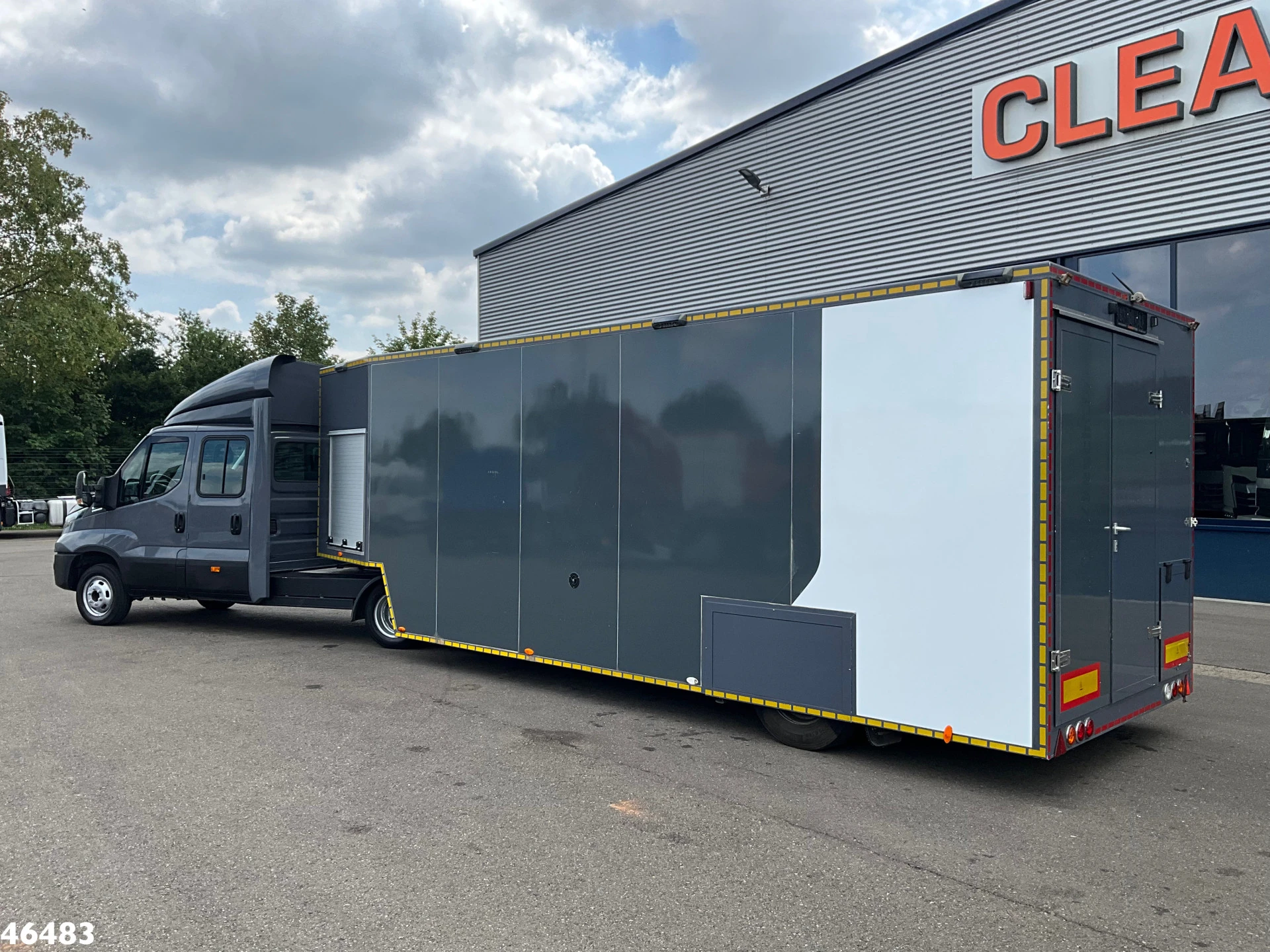 Iveco Daily 2019 - 50C21 + Kuiper KPRO54 gesloten laadbak BE-Combi Just 31.119 km! afbeelding 3