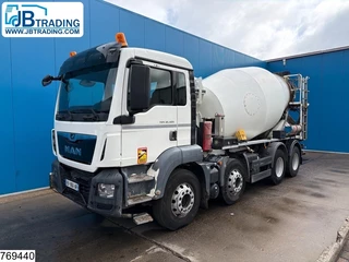 MAN TGS 2018 - 32 420 8x4, Euro 6, Liebherr, 9 m³, Steel suspension te koop