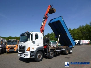 Hino FY1EUKA RHD + Palfinger E120L + grapple 2009 zu verkaufen