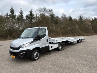 Iveco Daily 2015 - 40C17 Hi Matic - be oplegger ambulance auto transporter image 1