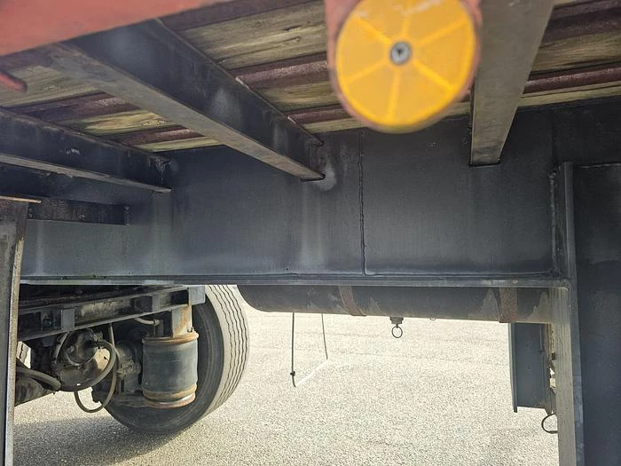 Groenewegen DRO 15-28 | Heavy duty trailer |twistlocks for container 40 ft 2 x 20 ft 20 ft mid.| saf Drum | hardwood floor. 1995 Bild 21