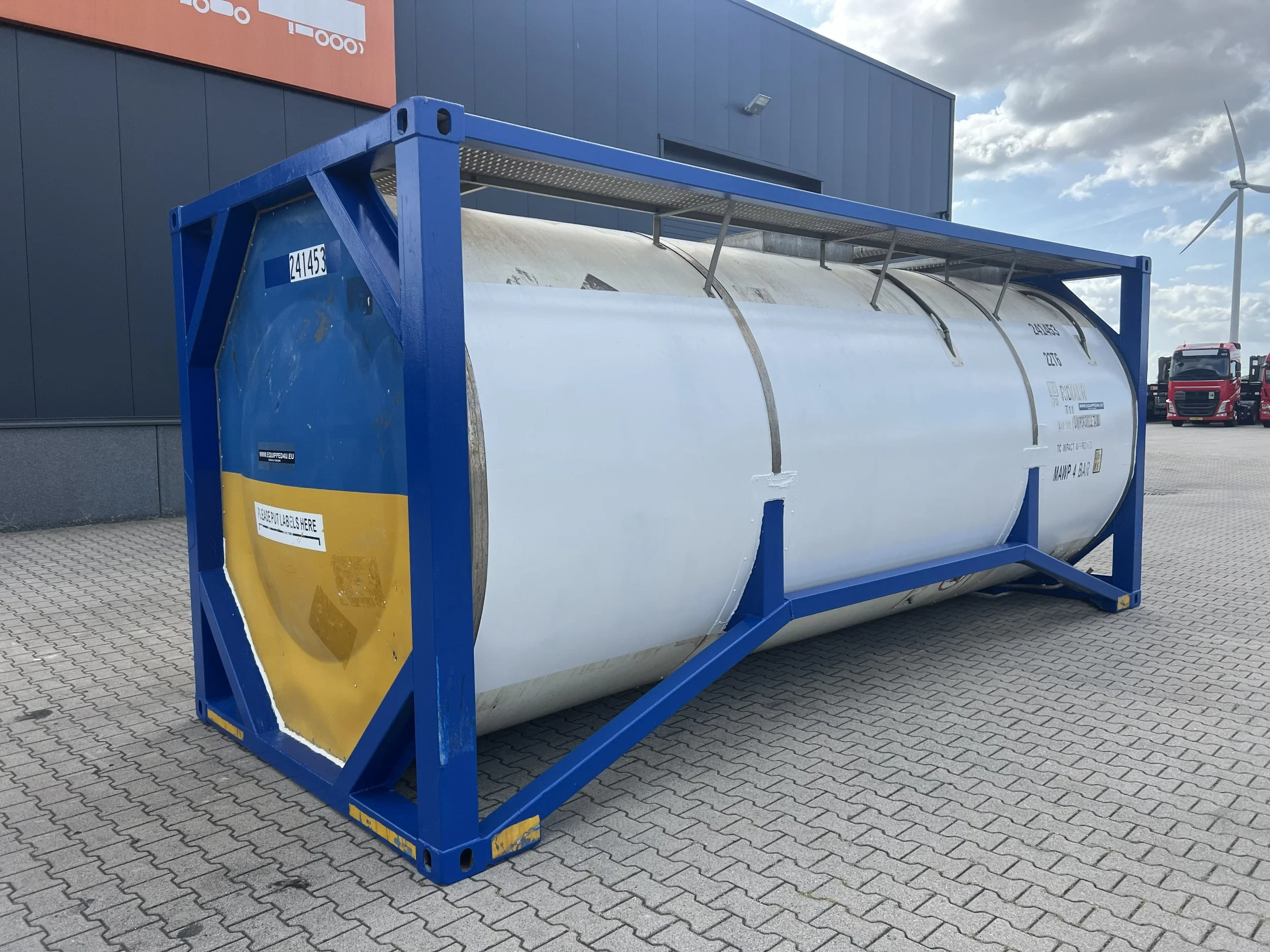 Welfit Oddy 1998 - 20FT ISO / 23.980L / 1-COMP. / UN PORTABLE T11 / valid 5Y/CSC-inspection till 10/2026 afbeelding 1
