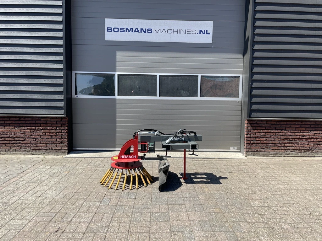 Hemach hydr. onkruidborstel voor shovel / heftruck NIEUW 2024 afbeelding 1