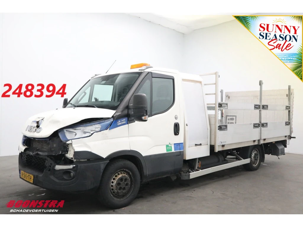 Iveco Daily 2018 - 35S14 CNG Hi-Matic Pritsche LBW Luftfederung Camera 125.553km obrázek 1