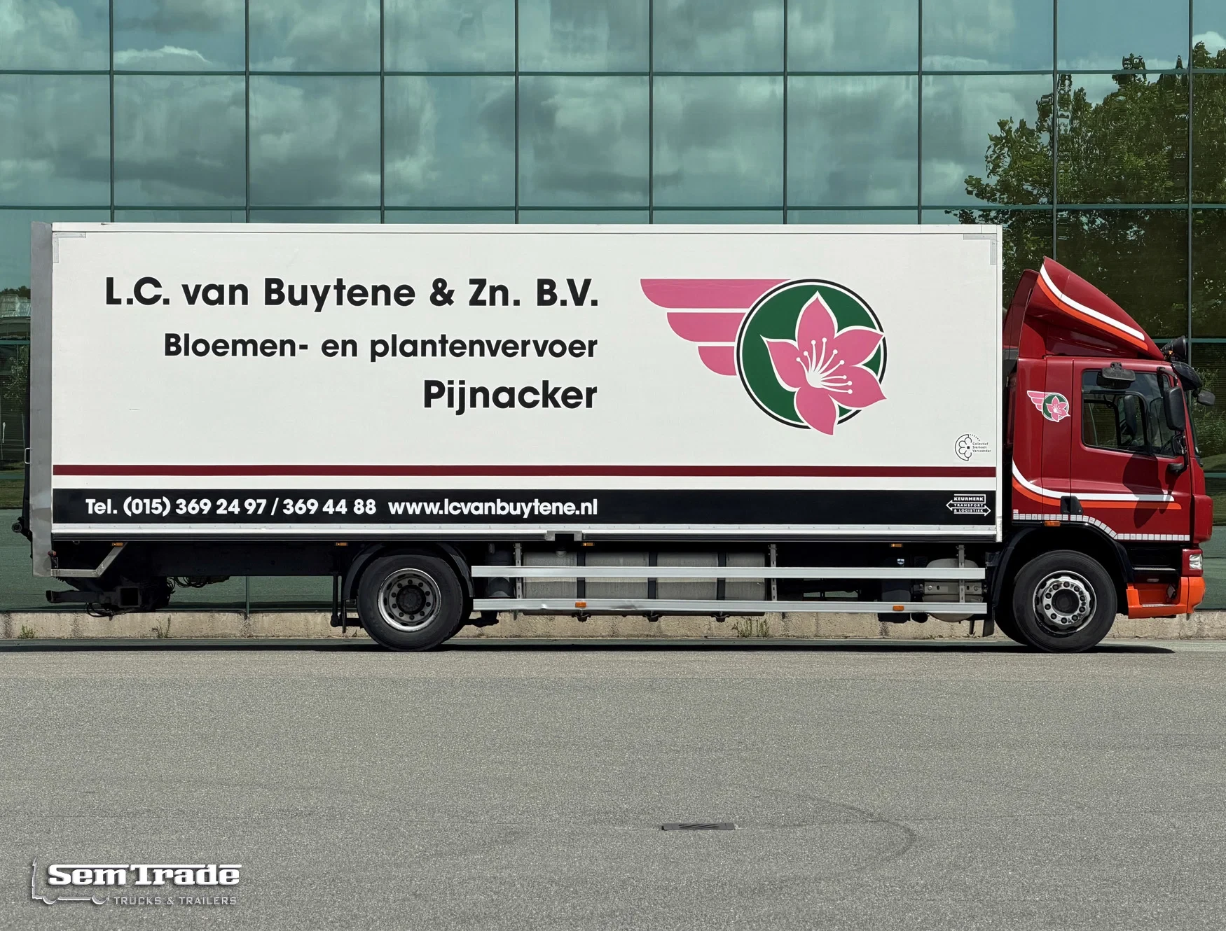 DAF CF 75.310 2012 - EURO 5 FT BURGERS BOX TAIL LIFT AIRCO SUPER CONDITION NL-TRUCK afbeelding 5