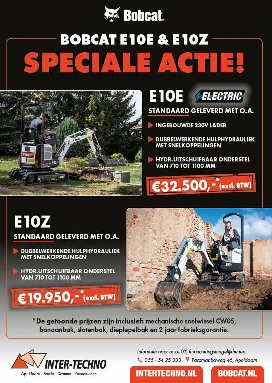 Bobcat E10e Electric 2024 afbeelding 2