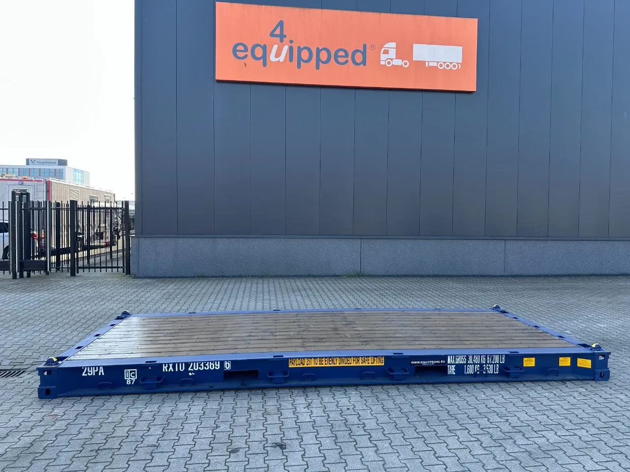 Diversen 2025 - NEW 20FT FLATRACK HARDWOODEN FLOOR / 4x available afbeelding 2