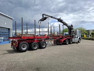Scania R 2016 - R580 V8 / LOGGING TRUCK / 6X4 / RETARDER / 2XBIG AXLE / PALFINGER EPSILON S270L83 / 20METER / 431534 KM / DIEBOLT 3AXLE TRAILER / AUTOMATIC / EURO-6 / 2016 imagem 9
