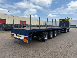 Lintrailers N/A 2007 - vlakke uitschuifbare oplegger / naloop gestuurd APK tot 1-2027 obrazek 6