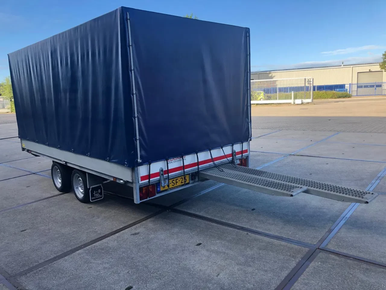 Eduard 2007 - Autotransporter - Tandem As Aanhangwagen Zeil, WV-SF-25 afbeelding 4