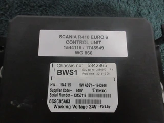 Scania - 2166970/1544115/1745949 BWS1 MODULEN R410 EURO 6 afbeelding 2 miniatuur