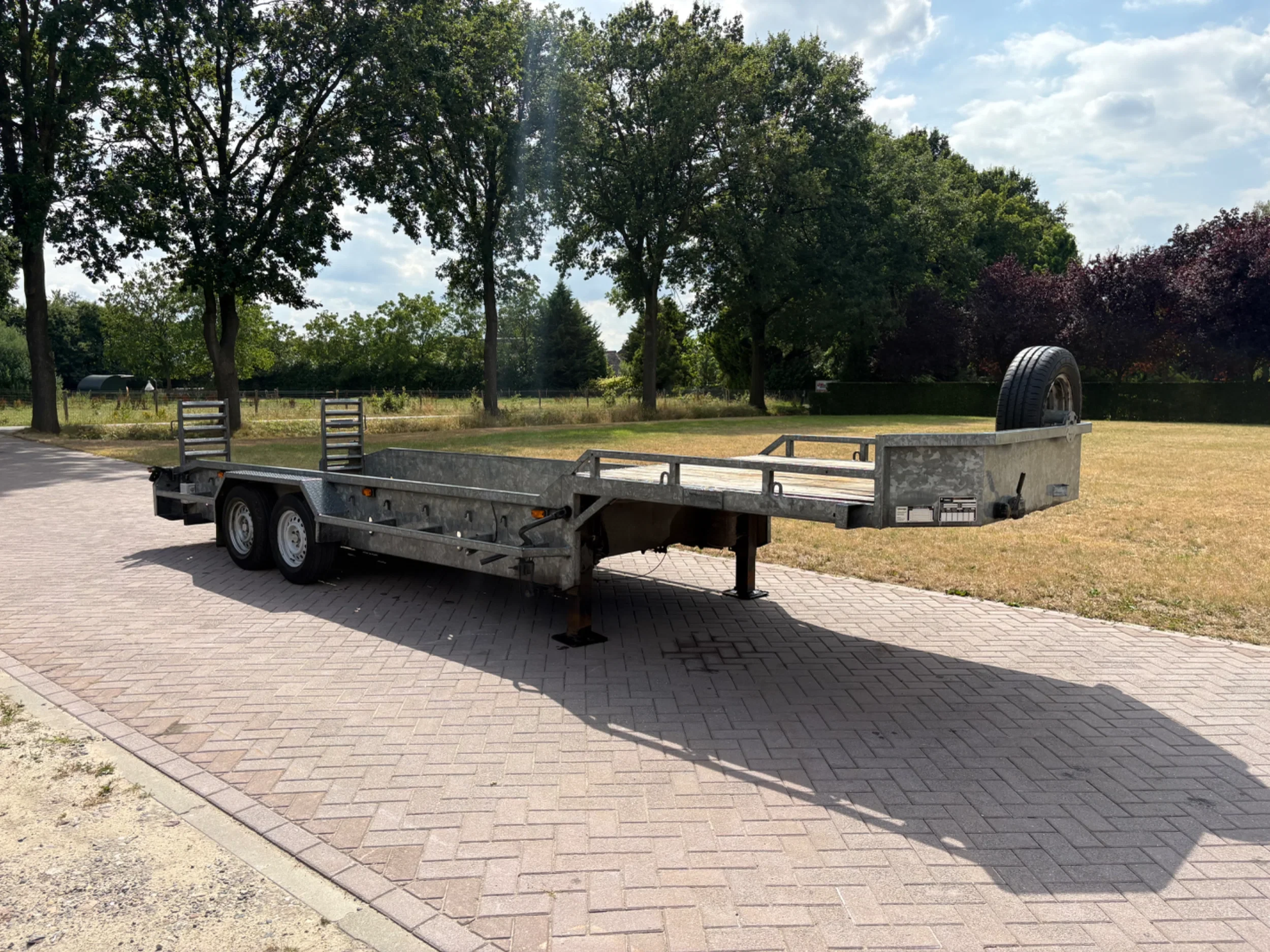 Veldhuizen P29-2 2013 - Be oplegger kuip dieplader 5.2 TON afbeelding 6