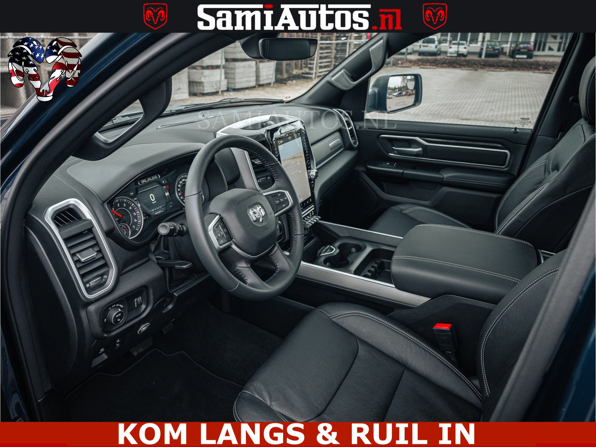 Dodge Ram Pick-Up 2024 - SPORT | 5.7 V8 4x4 HEMI | PANORAMA DAK | GROOTSCHERM 12 INCH | LPG | Patriot Blue immagine 23
