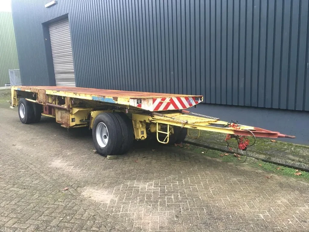 EKW 1980 - 2 As Vrachtwagen Aanhangwagen Open - Uitschuifbaar: 4 mtr, LLG-56-Z - 40 km zdjęcie 2