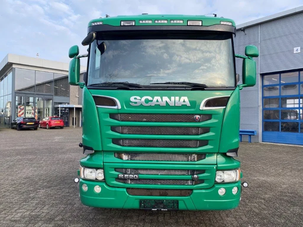 Scania R 2015 - R520 V8 / 8X4 / BIG AXLE / AJK HOOKLIFT 30TON / LIFT+LENKACHSE / NAVI / LEATHER / FULL-AIR / AUTOMATIC / EURO-6 / 2015 afbeelding 6