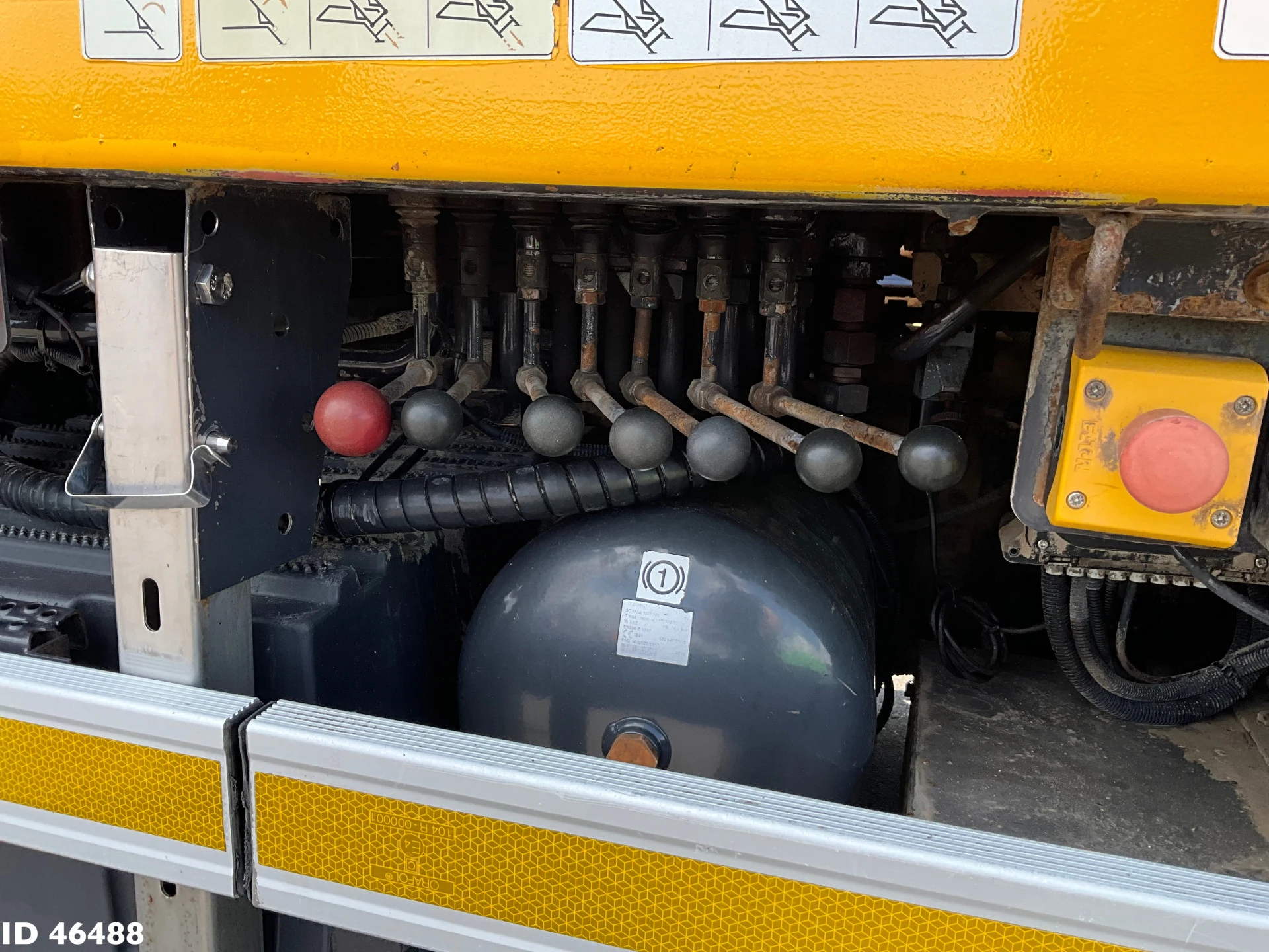 Scania P 2015 - 320 Euro 6 Hyvalift 14 Ton portaalarmsysteem afbeelding 10