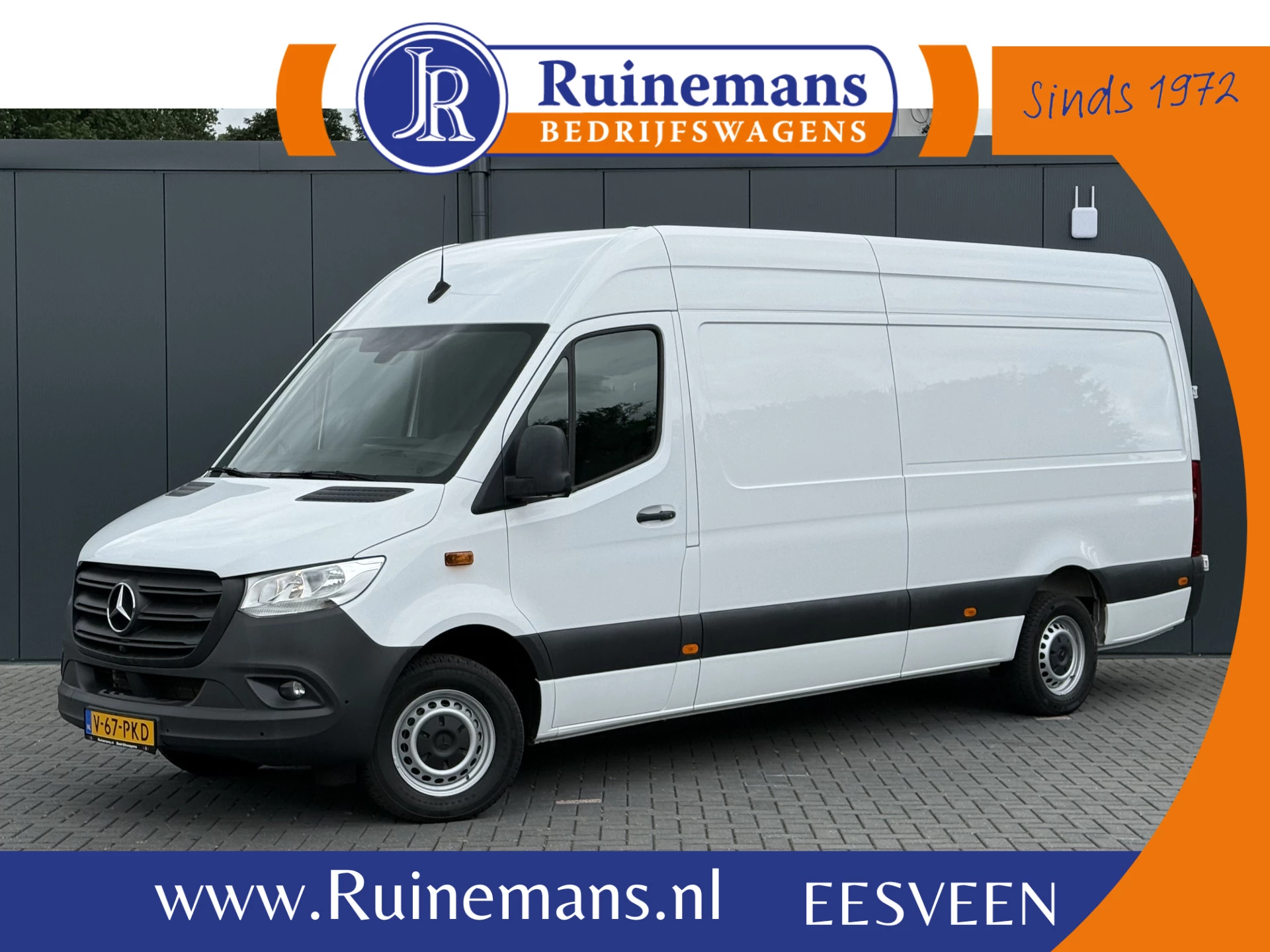 Mercedes-Benz Sprinter 2023 - 315 CDI 150 PK / L3H2 / 360 CAMERA / AIRCO / CRUISE / NAVI / 3-ZITS / CARPLAY / GEVEERDE STOEL изображение 1