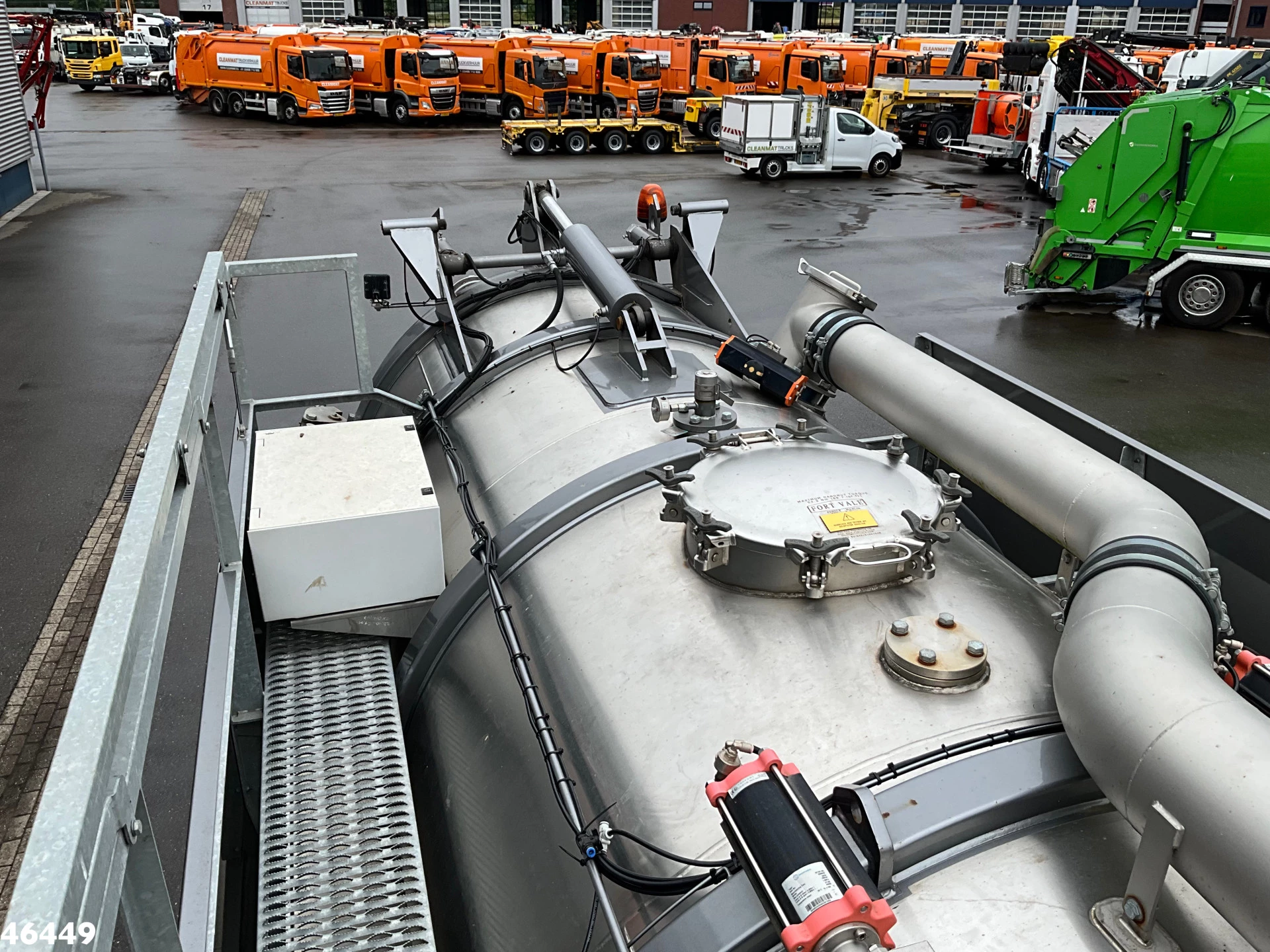 Mercedes-Benz Arocs 2643 6x4 Koks Cyclovac Vacuum Droge stoffen RVS opbouw Just 21.576 km! 2023 immagine 12