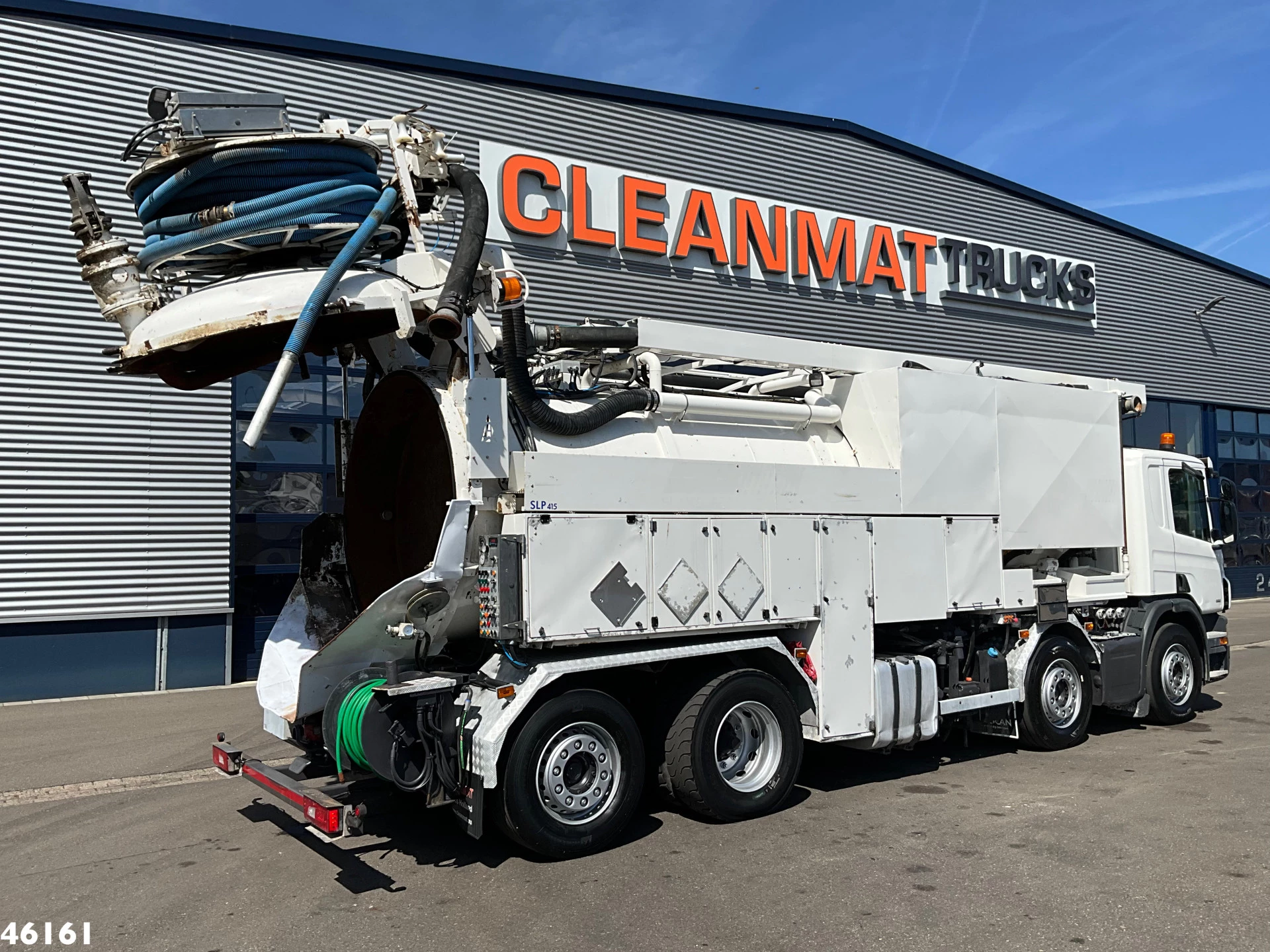 Scania P 2014 - 450 8x4 Euro 6 Hvidtved Larsen 15m³ Combi afbeelding 1