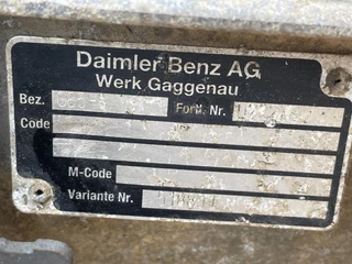 Mercedes-Benz N/A 1998 - A 0012603600 G85-6 RATIO 6,7-0,73 immagine 3