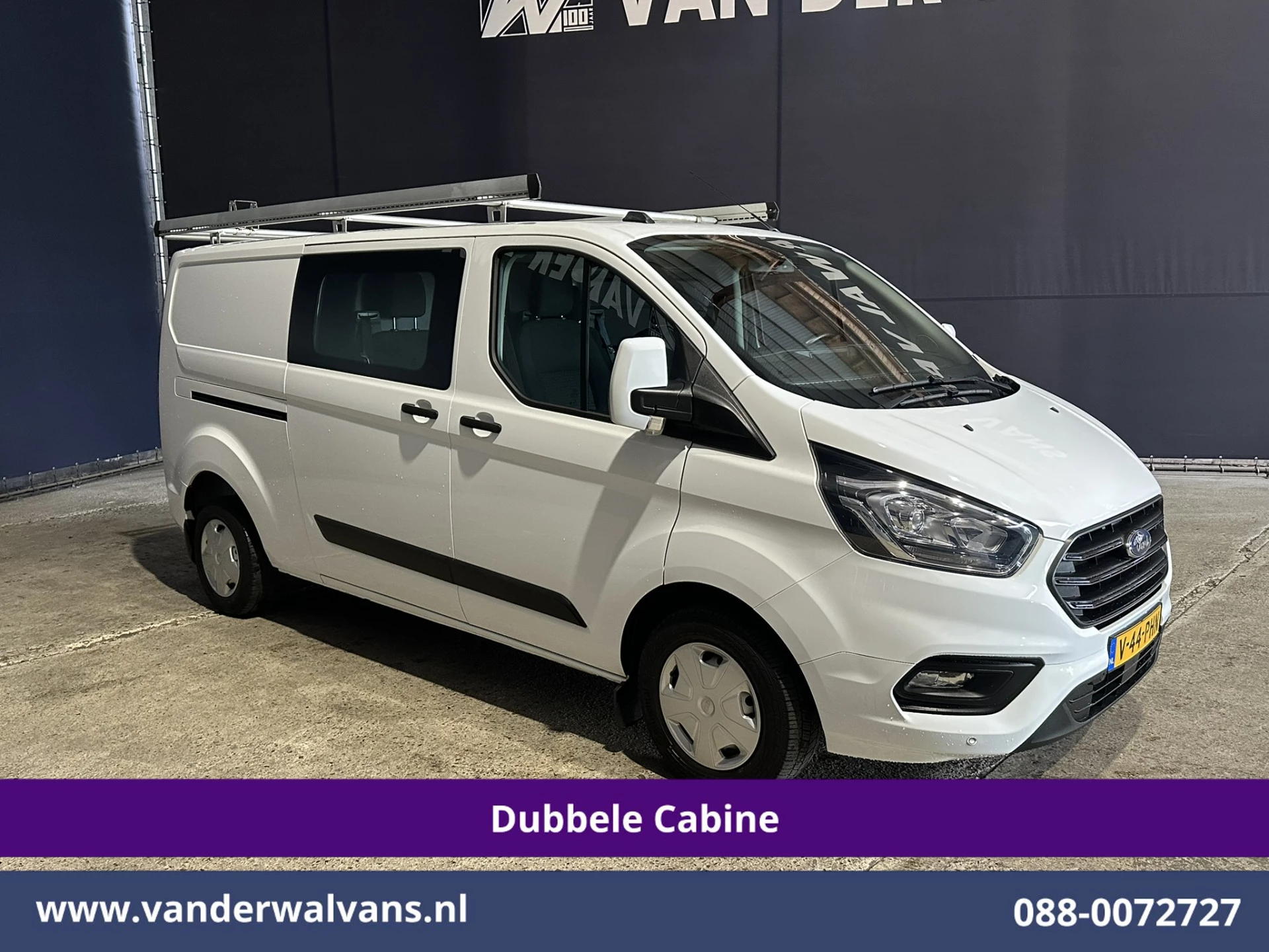 Ford Transit Custom 2021 - 2.0 TDCI 130pk L2H1 Dubbele Cabine Inrichting Euro6 Airco | 5-Zits | Imperiaal | LED | Cruisecontrol image 8