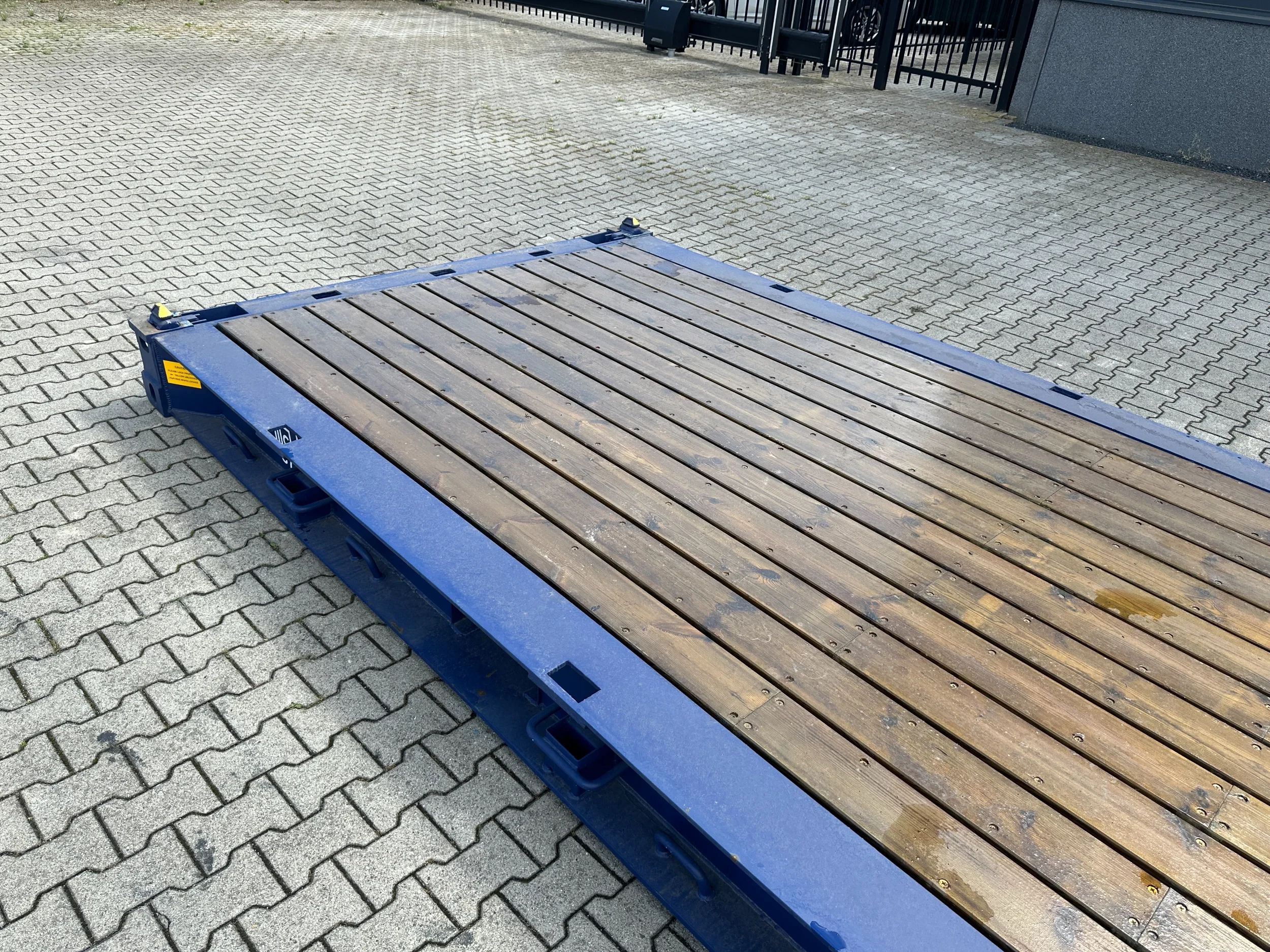 Diversen 2025 - NEW 20FT FLATRACK HARDWOODEN FLOOR / 4x available afbeelding 10