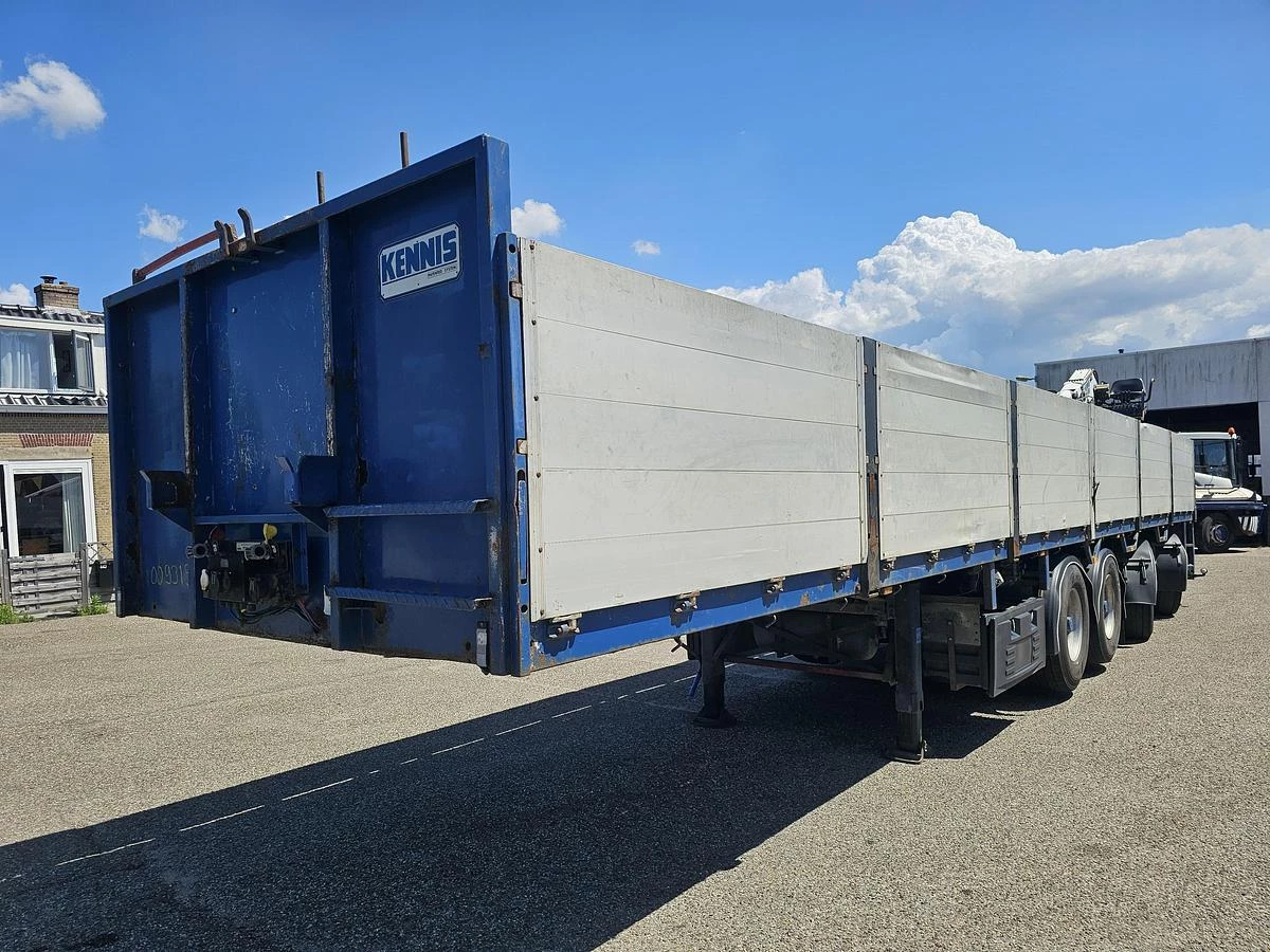 Pacton t4-001 / 4 AXLE TRAILER /2 LIFT AXLES /2 STEERING AXLES/ INCL CRANE KENNIS 14 TON MOVEBAL. 2004 Bild 5