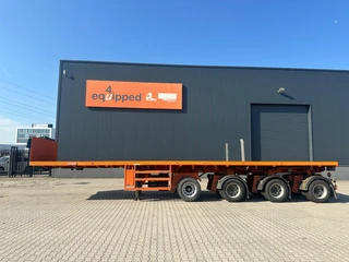 Nooteboom 1999 - OVB-73-04 73 tons Ballast trailer / 4 axles / 3 hydraulic steering axles afbeelding 2 miniatuur