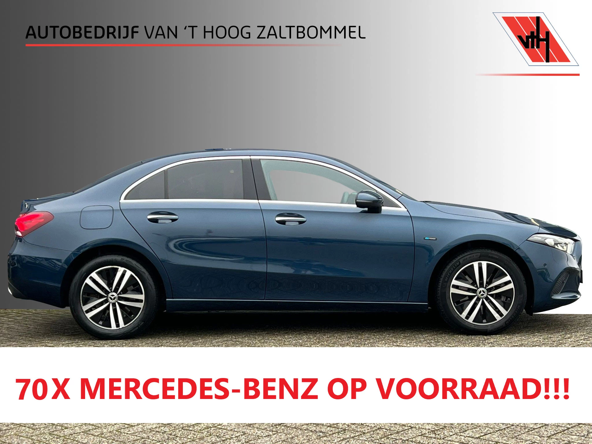 Mercedes-Benz A-Klasse 2020 - 250e AUT8 Premium LEDER SFEER KEY-LESS GO MULTIBEAM 360-CAMERA TREKHAAK afbeelding 1