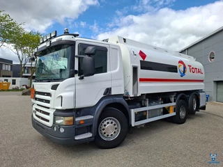 Scania P 2011 - P360 / LAG / 4 COMPARTIMENTS / 20600 LITER TOTAL / ONLY:342371 KM / LIFT+LENKACHSE / FRIGDE / AIRCO / MANUAL / EURO-5 / 2011 te koop