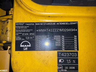MAN F2000 6x6 Full Steel Manual Palfinger 68 Tonmeter Dachdecker kran Just 54.133 km! 2001 - N/A obrazek 31