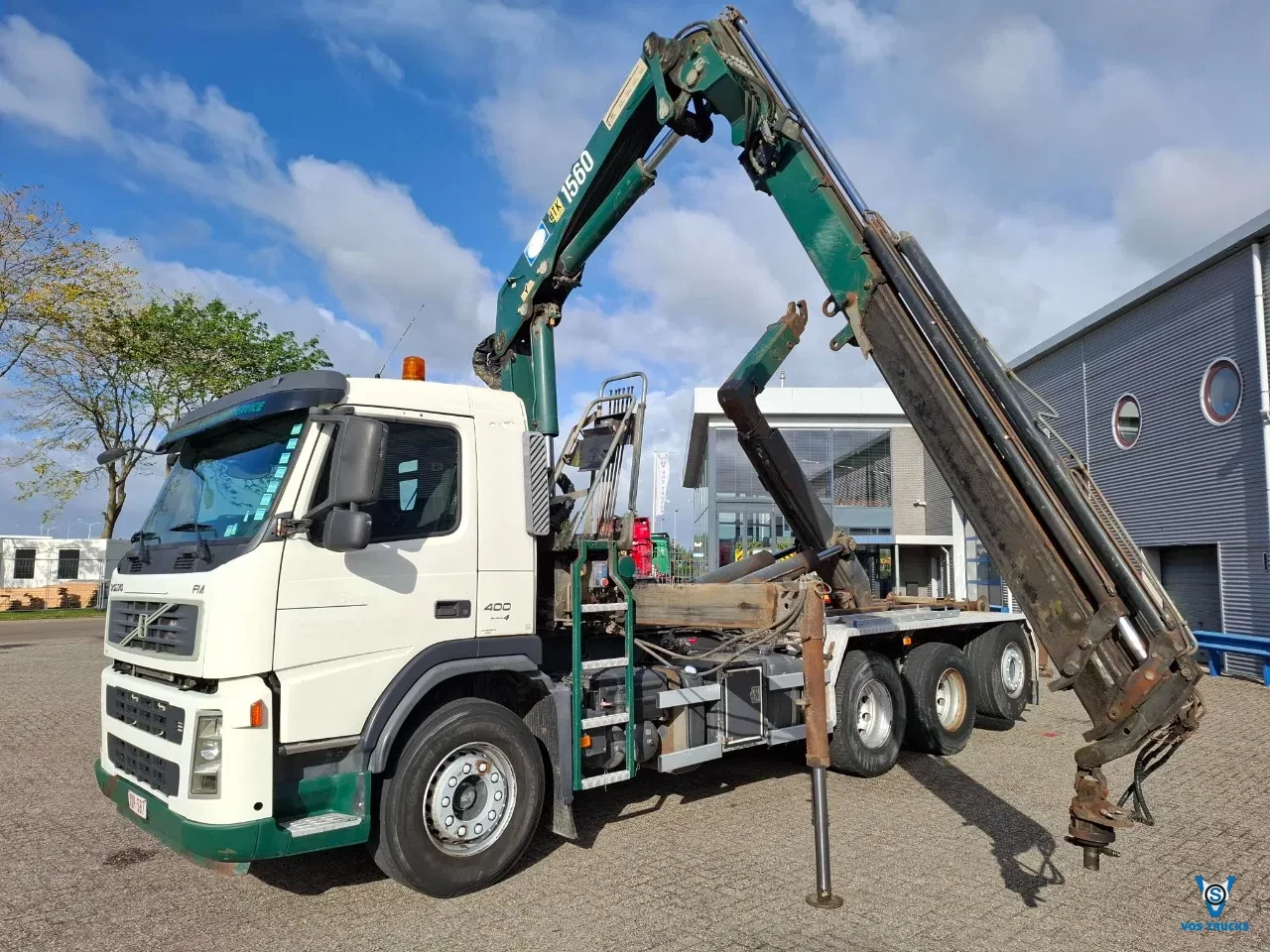 Volvo FM13-400 2007 - / 8X4 / AJK HOOK 25TON / CRANE HMF 1560 K3 / ROTATOR / LIFT+LENKACHSE / AIRCO / MANUAL / EURO-4 / 2007 afbeelding 1