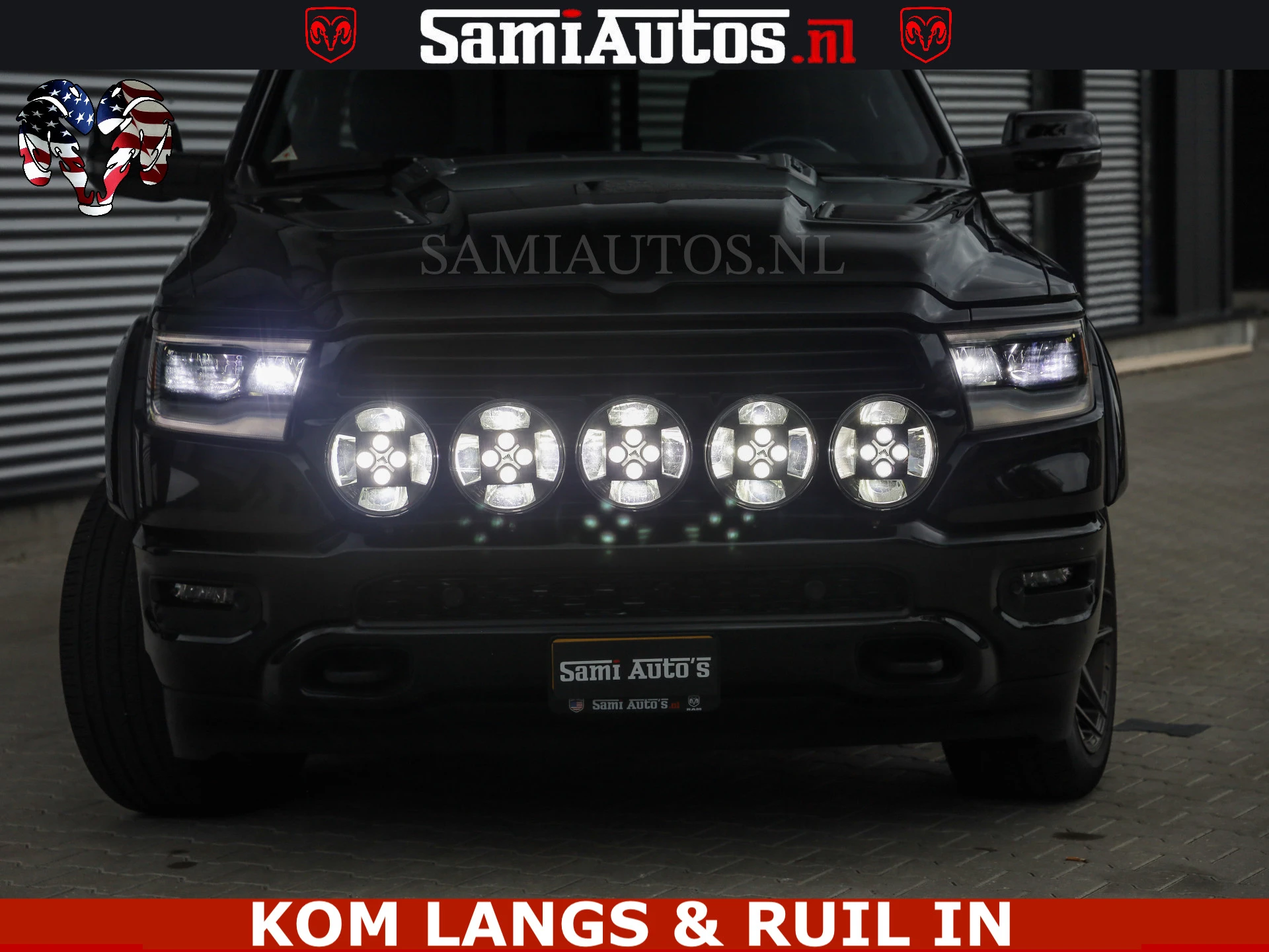 Dodge Ram Pick-Up 2023 - DE DONDER | 5.7 V8 HEMI | BRONZE BREDE WIELEN | WIDE BODY | OPEN UITLAAT KLEP | ZEER DIK | image 3