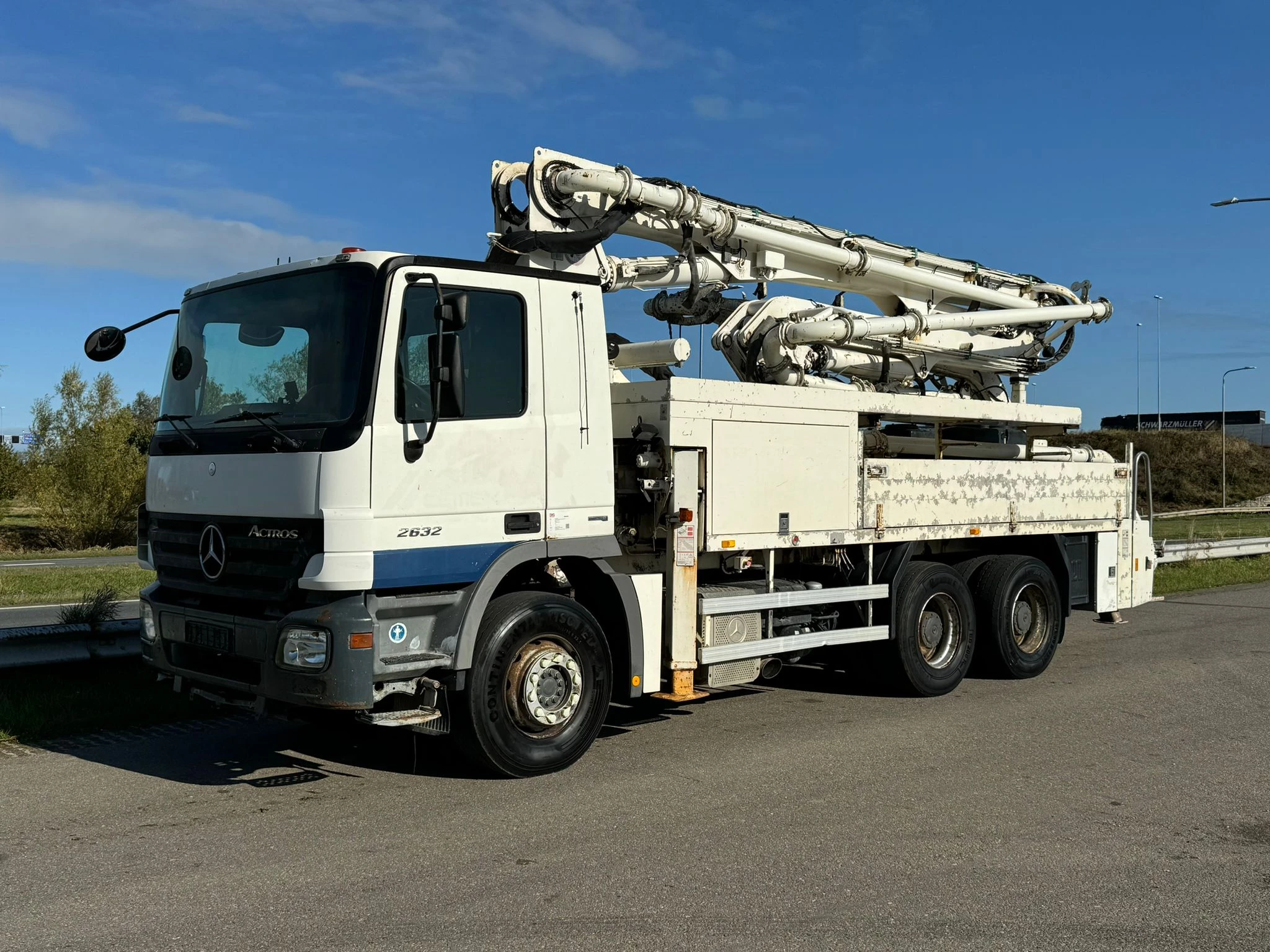 Mercedes-Benz Actros 2008 - MercedesBenz 2632 6x4 with Putzmeister BSF 24-4 11 24m concrete pump afbeelding 1