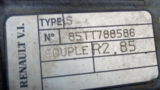 Renault N/A 2005 - 7420701294 DIFFERENTIAL MERITOR MODEL 177E MS13170 RATIO 1/285 PREMIUM EURO 3 imagen 7