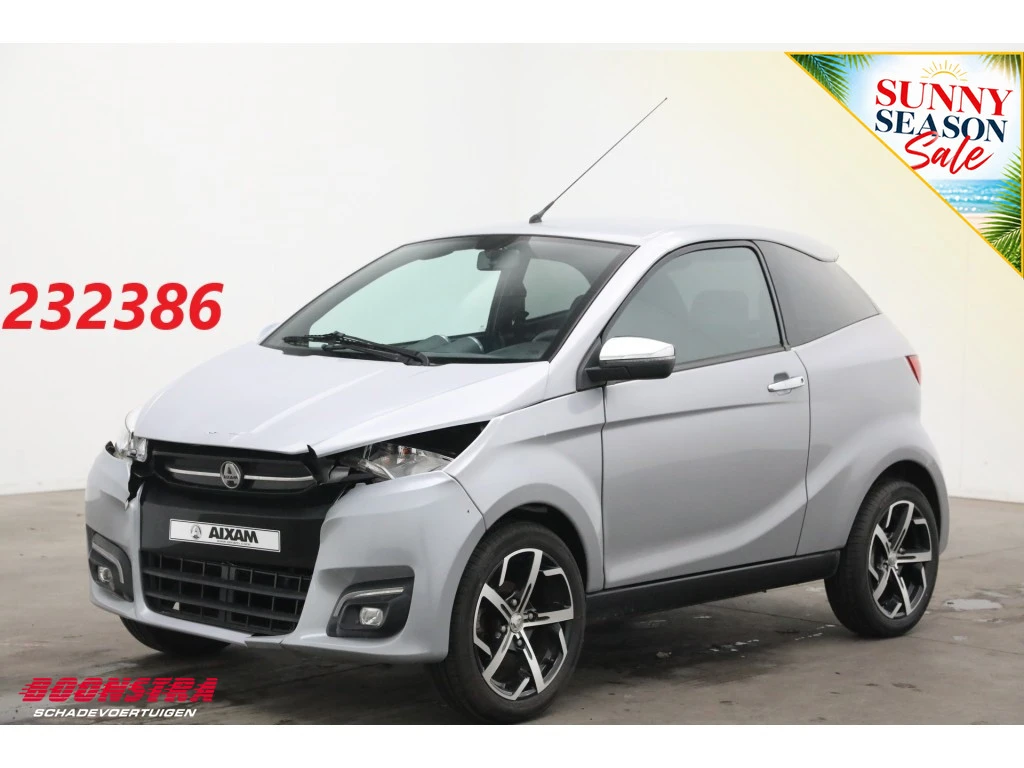 Aixam Coupé 2021 - E Elektrisch Premium Moped Leder Bluetooth Camera afbeelding 1