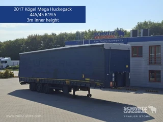 Kögel Semitrailer Curtainsider Mega 2017 te koop