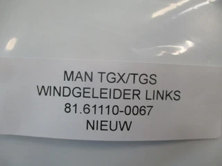 MAN TGX - TGX/TGS 81.61110-0067 WINDGELEIDER LINKS EURO 5 NIEUW! imagen 2 miniatura