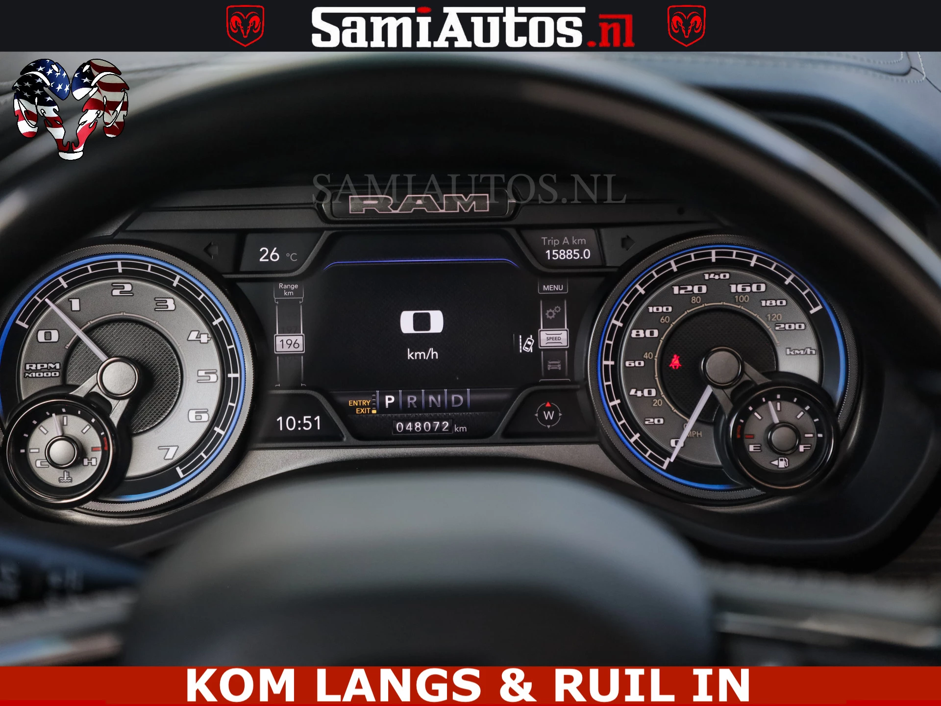 Dodge Ram Pick-Up 2023 - COBRA HULK PACK | 5.7 V8 402 PK | LIMITED EDITION | HUD | LUCHTVERING | BOM VOL | zdjęcie 24