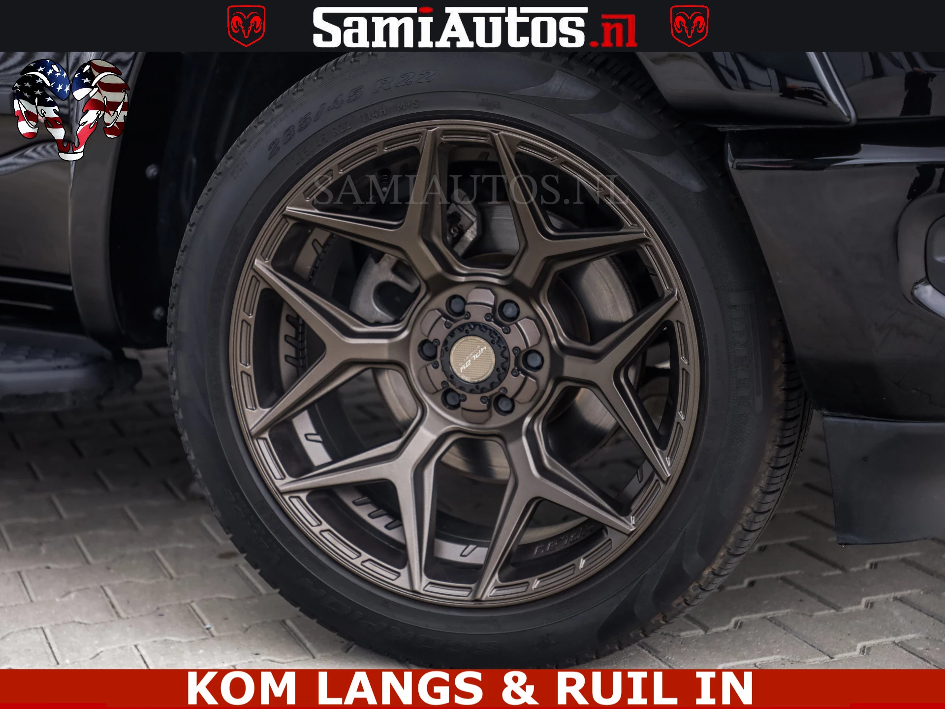Dodge Ram Pick-Up 2023 - DE DONDER | 5.7 V8 HEMI | BRONZE BREDE WIELEN | WIDE BODY | OPEN UITLAAT KLEP | ZEER DIK | image 34