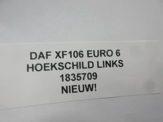 DAF - XF106 1835709 HOEKSCHILD LINKS EURO 6 NIEUW! afbeelding 2 miniatuur